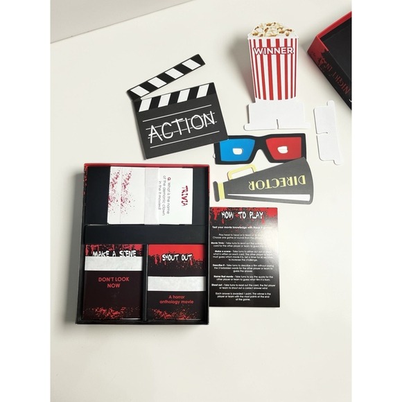 Scary Movie Night In Horror Movie Game Set NEW FACTORY SEALED - Picture 4 of 4